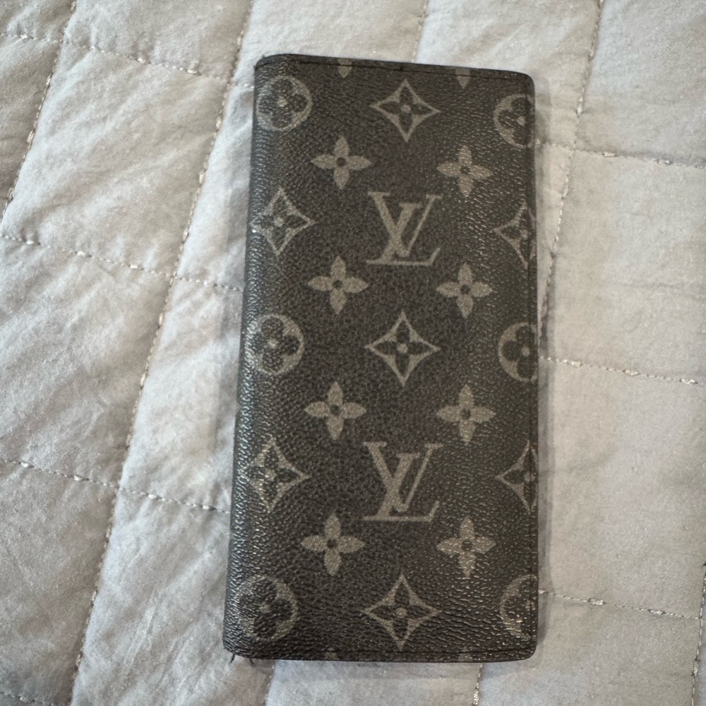 Louis Vuitton Black Textured Wallet